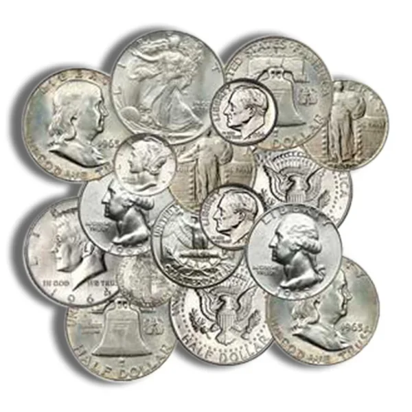 90% Silver Junk Coins $100 Face